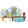 Bluey BlueY: Spielset „Strandhütte“ – mit exklusiver Figur mit Taucherbrille, 10 Zubehörteilen und Stickerbogen
