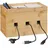 Relaxdays Kabelbox 25,5 x 16,5 x 14 cm 1-tlg. naturfarben