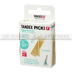TANDEX PICKI Zahnstocher Holz dreieckig 80 St