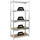 Proregal Schwerlastregal Stahl 180x90x40 cm silber