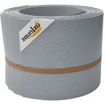 zaunzu® Sichtschutz Rille 10 x 255 cm Fenstergrau Metall 10 St.