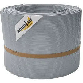 zaunzu® Sichtschutz Rille 10 x 255 cm Fenstergrau Metall 10 St.