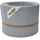 zaunzu® Sichtschutz Rille 10 x 255 cm Fenstergrau Metall 10 St.