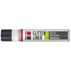 Glitter Liner, 25ml, silber