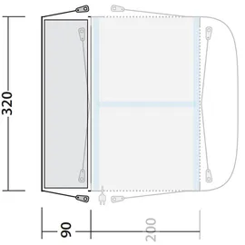 Outwell Parkville 200SA Grün