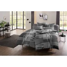 OTTO home Kelian Linon anthrazit 135 x 200 cm + 40 x 80 cm