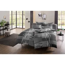 OTTO home Kelian Linon anthrazit 135 x 200 cm + 40 x 80 cm