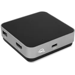 OWC USB-C Travel Thunderbolt 3 Dockingstation, 5 Ports, Display-Anschlüsse mit bis zu 4K-Auflösung, Bis zu 100 W Pass-Through-Leistung