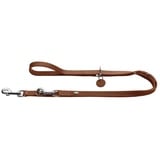 Hunter Verstellbare Führleine Aalborg, cognac 200cm, 13mm Hund - braun