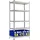 CLP Lagerregal 90x40x180 cm Silber, 90x40x180 cm