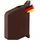 BAUHELD Gurtwickler Aufputz 14mm Mini mit Einfädelautomatik Braun