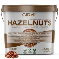 Haselnüsse 5kg Geschält Ungesalzen Ganze Naturbelassen Rohkost Backzutat GiDeli