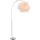 GLOBO Bogenleuchte 8,5W silber/weiß