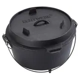 Echtwerk Kochtopf Dutch Oven BIG Feuertopf schwarz
