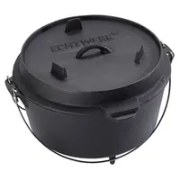 Echtwerk Kochtopf Dutch Oven BIG Feuertopf schwarz