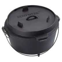Echtwerk Kochtopf Dutch Oven BIG Feuertopf schwarz