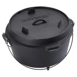 Echtwerk Kochtopf Dutch Oven BIG Feuertopf schwarz