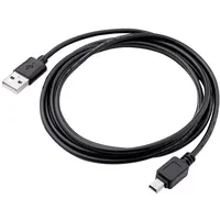 Akyga USB-Kabel USB-A Stecker, USB-Mini-B Stecker 1.80m Schwarz AK-USB-03