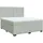 vidaXL Boxspringbett 180 x 200 cm Hellgrau