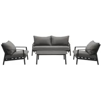tierra outdoor gmbh MONTI Garten-Lounge-Set 4-tlg. grau
