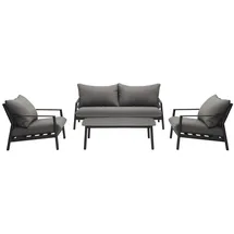 tierra outdoor gmbh MONTI Garten-Lounge-Set 4-tlg. grau