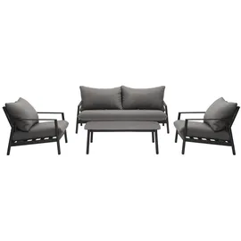 tierra outdoor gmbh MONTI Garten-Lounge-Set 4-tlg. grau