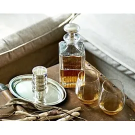 Edzard Schnapsset 7-teilig, 6 Becher und Tablett, schwerversilbert, 22x15 cm, Becher H 5 cm, Füllmenge 4 cl)