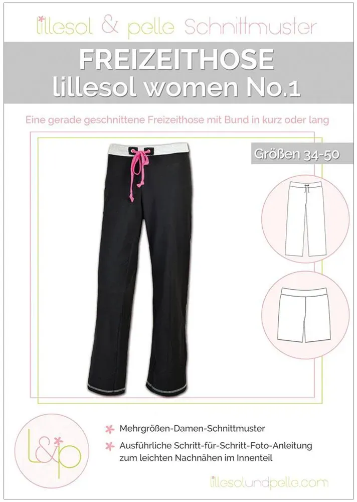 Lillesol Women Papierschnittmuster No.1 Freizeithose