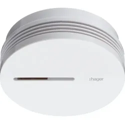Hager Rauchwarnmelder Standard KRIWAN Q, 3V DC, weiß, (Lithiumbatterie: Batterielebenszeit von mindestens 10 Jahren)