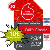Vodafone Prepaid Prepaid CallYa Start | 5 EUR Startguthaben | 1 Monat 2GB | 5G-Netz