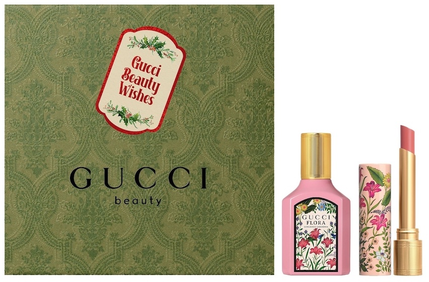 Gucci Flora by Gucci Gorgeous Gardenia + Brillant Lipstick Set Duftsets