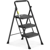 hbtower Trittleiter 3 Stufen