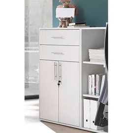 bega office Aktenschrank »Pronto«, Büroschrank Grau abschließbar, Mehrzweckschrank, grau