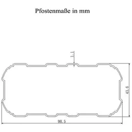 Home Deluxe Falo 3 x 5,05 m weiß