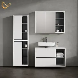 livinity Waschbeckenunterschrank 100 x 60 cm Weiß