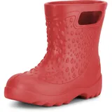 Ladeheid Kinder Mädchen Jungen leichte Eva Gummistiefel Regenstiefel LADW006 (Rot 1841, 34/35 EU).