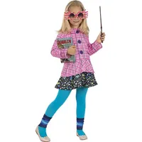 Funidelia Zauberer-Kostüm Harry Potter – Luna Lovegood Kostüm für Kinder, Die eigenwillige Kleidung der exentrischen Zauberschülerin rosa 110-116