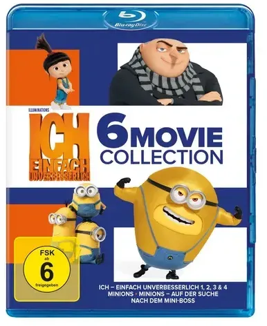 Ich einfach unverbesserlich & Minions - 6-Movie Collection  [6 BRs]