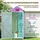 Outsunny Gartenschrank 0,77 x 0,54 m Hellblau+Grün