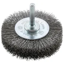 FORUM Rundbürste Stahldraht 6 mm 80 mm gewellt