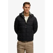 Superdry Hood Box Quilt Fuji Lite Jacke schwarz L