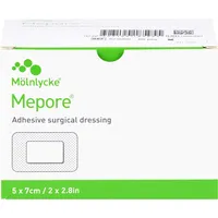1001 Artikel Medical MEPORE Wundverband 5x7 cm steril