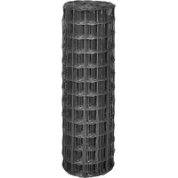 vidaXL Eurozaun 25 x 1,2 m Grau/Stahl