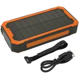 Serlium Solarladegerät, Bleiben Sie überall Mit Strom Versorgt Mit Dem 36800 MAh Solarladegerät Mit 36 ​​LEDs Zum Klettern(orange)