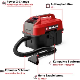 Einhell TE-VC 18/10 Li Solo