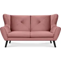 KONSIMO® 3-Sitzer MIRO Einzelsofa, wasserabweisender Oberstoff,bequemer Schaumstoff im Sitz rosa