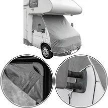 PRO PLUS Frontscheibenabdeckung Wohnmobil o. Campingbus – Windschutzscheibe Abdeckung Isolierung Passgenau Frontscheiben Schutz Kompatibel Fiat Ducato X230 ab 1994 & X244 ab 2002