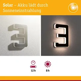 Paulmann Hausnummernleuchte 79844 Schwarz