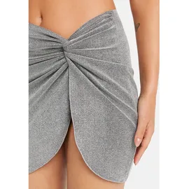 lscn by lascana Strandrock Damen Grau/Anthrazit-Silberfarben 40