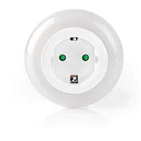 Nedis LNLGSOCK01 LED-Nachtlicht mit Tag/Nacht-Sensor und Steckdose